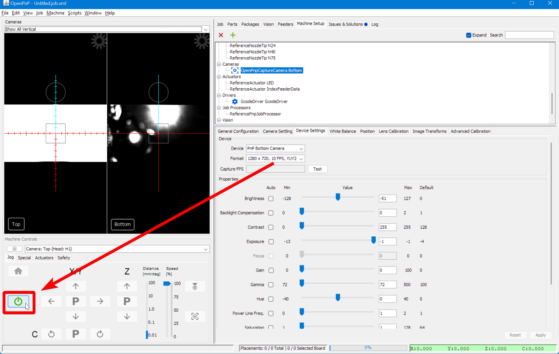 Connect to the LumenPnP