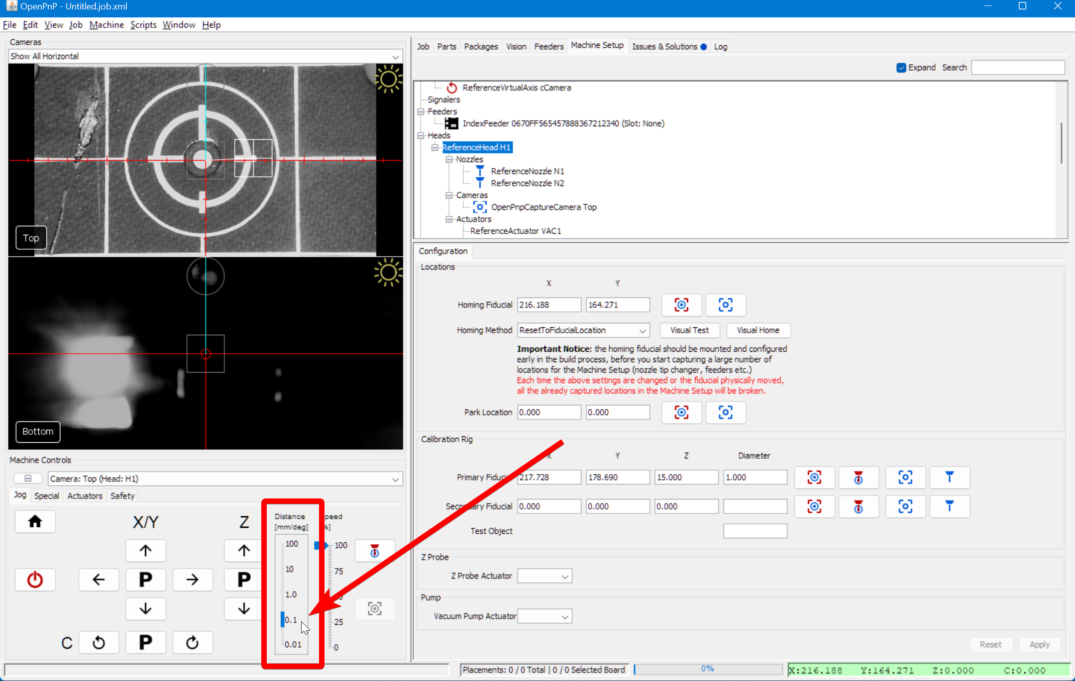 Make the jog controls more precise