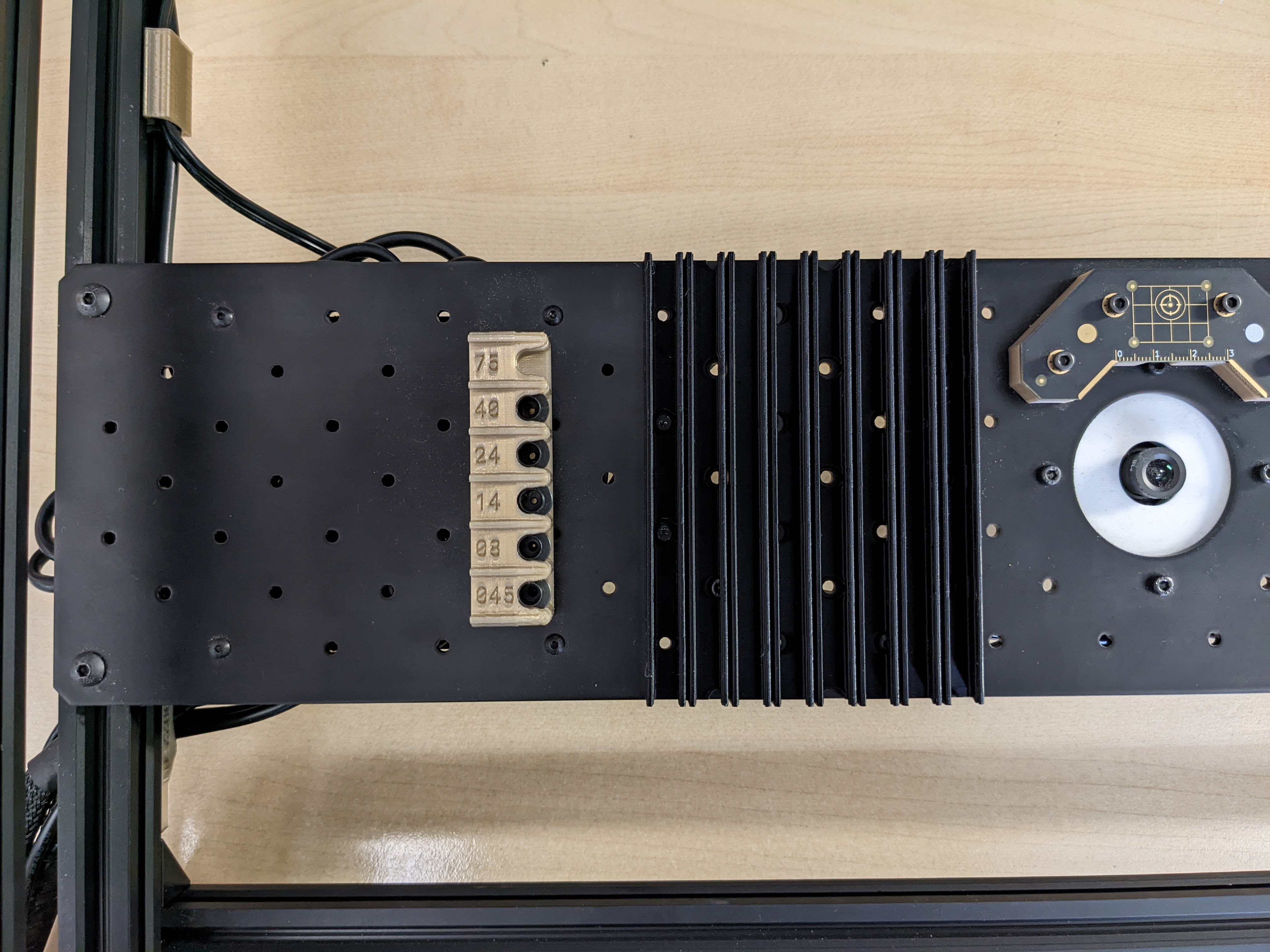 Install the feeder to the staging plate