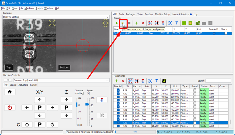Start placing components